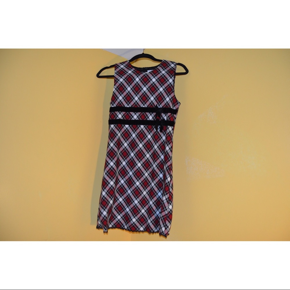 Plaid formal dress
